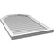 Ekena Millwork Octagonal Top Surface Mount PVC Gable Vent w/ 2"W x 2"P Brickmould Sill Frame, 26"W x 42"H GVPOT26X4203SN - alternate 4